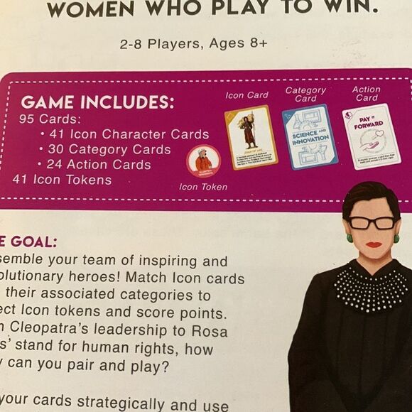 Family Card Game: ICONS women who play to win - Picture 4 of 6